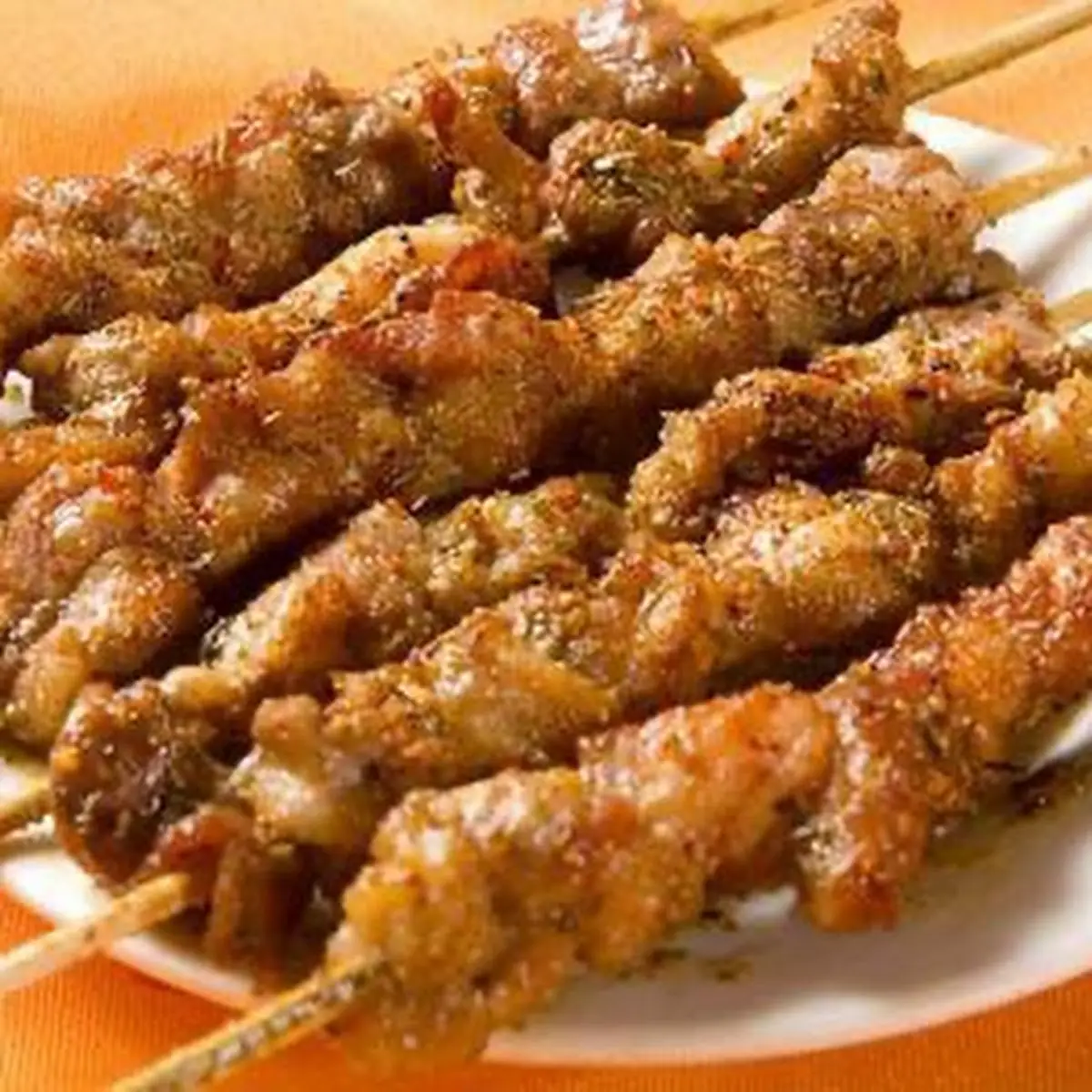 bbq lamb kebab 2 烤羊肉串2串
